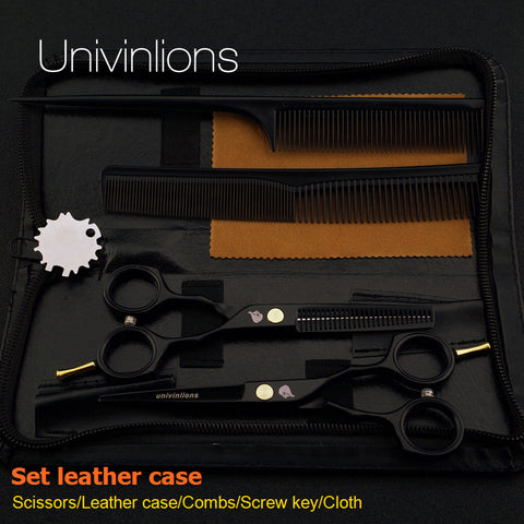 5.5" black hair scissors barber razor scissors hot scissors hair cut