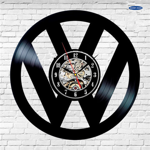 Volkswagen Vinyl Record wall Clock Quartz Clock