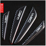 Car Door Protector Fiber Door side Edge Protection Guards Stickers for Every car Carbon fiber 4pcs/lot