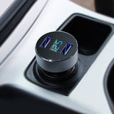 Hyundai Car Charger 5V 3.1A Quick Charge Dual USB Port LED