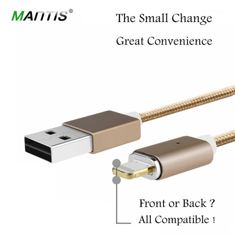 magnetic charger braided cable for iphone 6 6s 7 for iphone7 micro USB cable for ANDROID