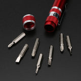 8 in 1 Aluminum Precision Screwdriver Set