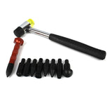 Paintless Dent Repair Hail Removal Tools Kit Tap Down Pen with 9 Heads