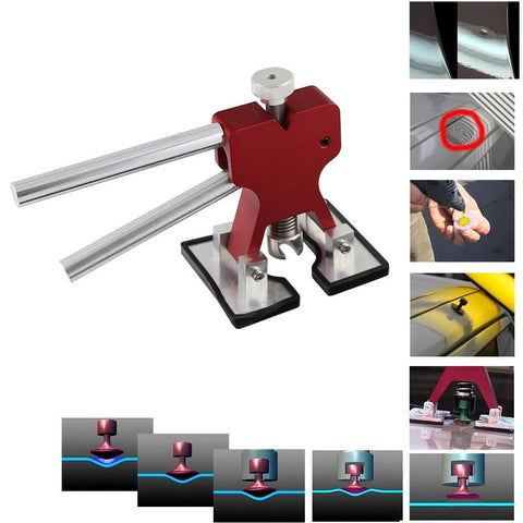 Auto PDR Dent Repair Tools Kit Glue Dent Puller Glue Gun Bridge Puller Car Dent Remover PDR Line Board