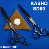 Razor Sharp Professional Hairdressing Scissors Kasho Japanese 440C Hair Shears for Barbers