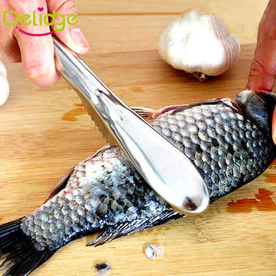 Stainless Steel Scraping Fish Scaler