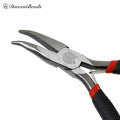 Needle Nose Pliers Curved  Black 12.5cm(4 7/8"),1 Piece