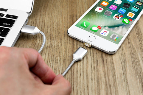 Magnetic Cable Fast Charging USB Cable for Lightning iphone 5 5s 6 6s 7 1M Nylon Magnet Charger For Mobile Phone Cables