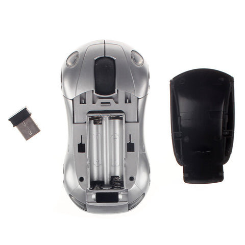 1600DPI Car Shape Optical USB Wireless Mouse