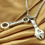 Mens Mechanic Wrench Tool Pendant