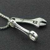 Mens Mechanic Wrench Tool Pendant