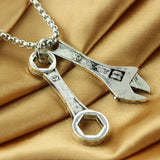 Mens Mechanic Wrench Tool Pendant