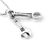 Mens Mechanic Wrench Tool Pendant