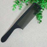 Professional Hair Comb Hard Carbon Flat Head Antistatic Cutting Combs for Salon Styling