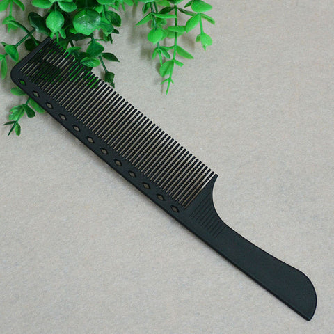 Professional Hair Comb Hard Carbon Flat Head Antistatic Cutting Combs for Salon Styling