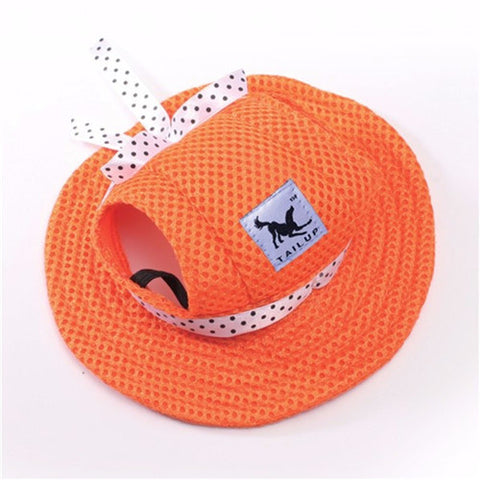 Dog Cap Breathable Mesh Dog Princess Caps / Sun Hat / Princess Beach Hat For Small Pet Dogs  S,M