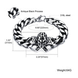 Rock Accessories Cool Men Bangle Delicate Stainless Steel