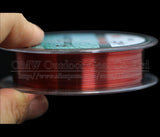 100M Fluorocarbon Fishing Line  red/clear two colors 4-32LB Carbon Fiber Leader Line