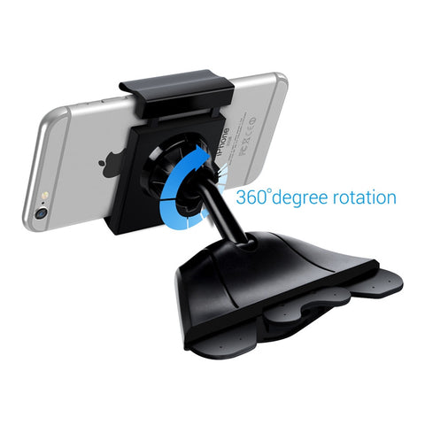 Universal 360 Degree Car CD Slot Mount Stand