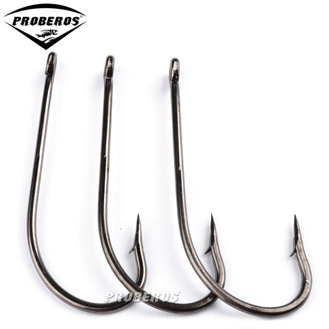 100PC  Big Fish hook 9255-1#-8/0# JIG Hook