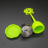 Stainless Steel Tea Infuser Teaspoon Silicone 5 Colors