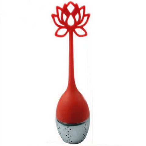 Stainless Steel Tea Infuser Teaspoon Silicone 5 Colors