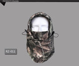 Fleece Camouflage Cap Balaclava Outdoor Trekking Riding Ski Hunting Fishing Wind-proof Mask