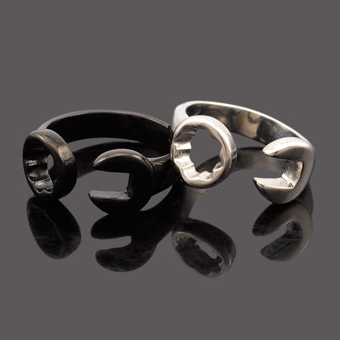 stainless steel Fashion wrench ring