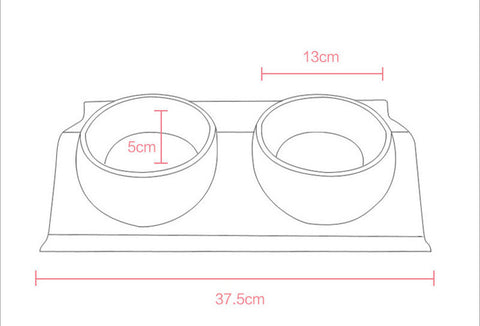 Plastic Stainless Steel Combo feeding Bowl