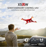 X5UW Drone with WiFi Camera HD 720P Real-time Transmission FPV Quadcopter 2.4G 4CH RC
