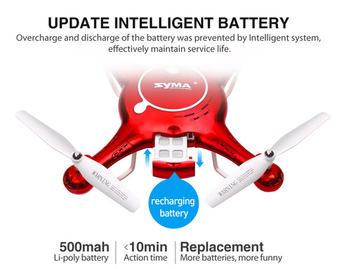 X5UW Drone with WiFi Camera HD 720P Real-time Transmission FPV Quadcopter 2.4G 4CH RC
