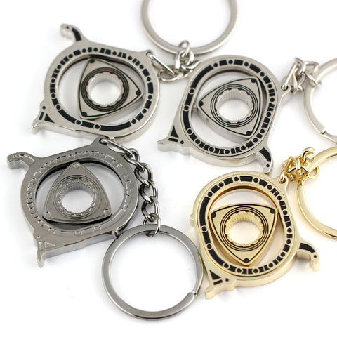 Spinning Rotor Keychain