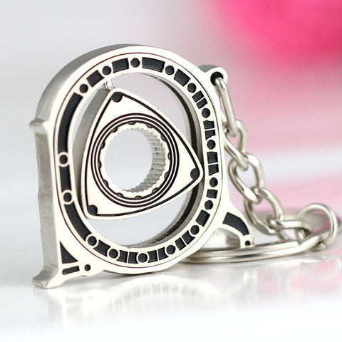 Spinning Rotor Keychain