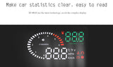 X6 3 Inch Car OBD2 II HUD Head Up Display Overspeed Warning System Projector Windshield