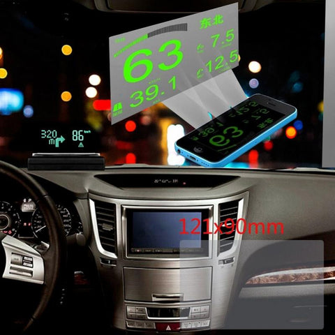 Universal HUD Reflective Film 121*90mm For Car Head Up Display Windshield Projector