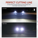 1 Set 80W 9600LM CSP LED Headlights 40W 4800LM H4 H7 H11 H13 9005 9006 Car LED Headlight Bulb Hi-Lo Single Beam Auto Front Lamp