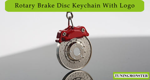 Disc Brake Calipers Shape Auto Parts Keychain