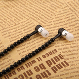 Diamond Pearl Earphone Necklace