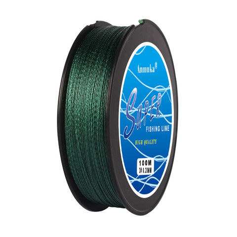 Anmuka 4 Stands 100m 10-80LB FIshing Lines Super Strong Japanese Multifilament 100% PE Braided Fishing Line