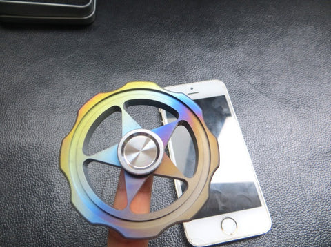 Tri-Spinner Fidgets Toy Metal EDC Sensory Fidget