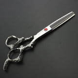 6-inch salon special hairdressing scissors black barber scissors set