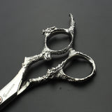 6-inch salon special hairdressing scissors black barber scissors set