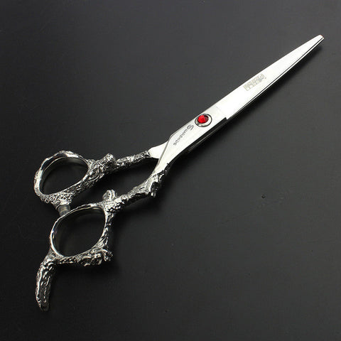 6-inch salon special hairdressing scissors black barber scissors set