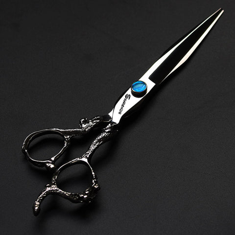 6-inch salon special hairdressing scissors black barber scissors set