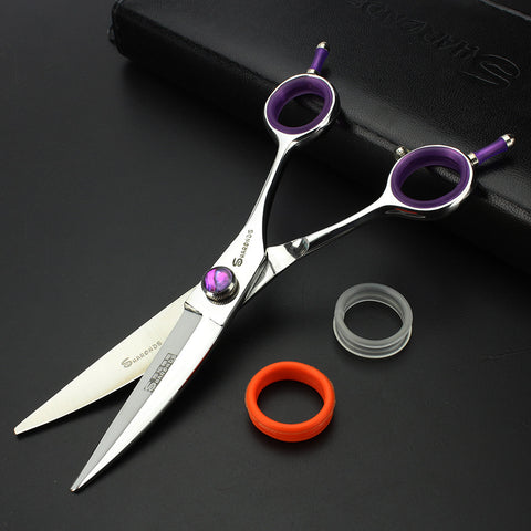 6-inch salon special hairdressing scissors black barber scissors set