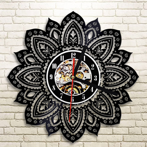 Vinyl Record Wall Clock Lotus Wall Clocks