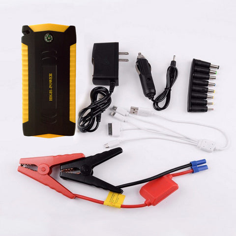 600A Peak Current Portable Car Jump Starter Charger Power Bank