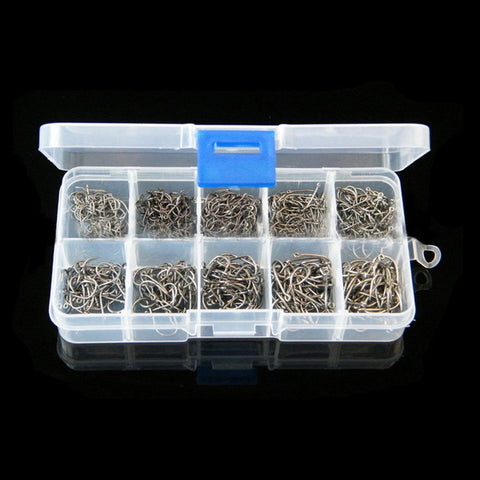 Size #3-12 High Carbon Steel Circle Owner Fishing Hooks Set 500PCS/Box