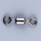 100pcs Black Silver 10.5mm Swivels