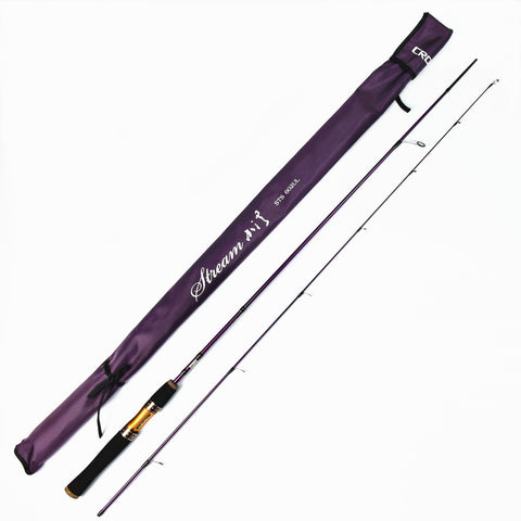 Crony Stream Series STS-602 UL Spinning Rod Field & Stream 2pieces Fishing Rods 6'0" 1-3g Lure Weight 2-4lb Line Class